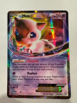 Mew EX 46/124 Dragons Exalted Holo Pokemon Card - Image 1