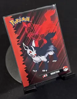 Rare Full Art Pokemon Team Rocket Mightyena #8 Low Pop Card Tops/GameFreak - Image 1