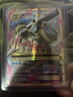 Pokemon TCG M Blastoise EX Full Art Holo Ultra Rare Card 102/108 Evolutions MINT - Image 3