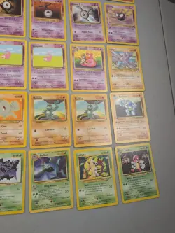 112x Vintage Pokemon Card (Lot #3) Base/Jungle/Fossil/Rocket/Neo HP/CREASED/POOR - Image 5