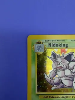 Nidoking 11/102 Base Set 2 HOLO Pokemon Card WOTC 1999 Unlimited - Image 4