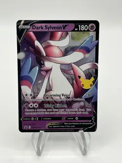 Dark Sylveon V SWSH134 SWSH: Sword & Shield Promo Cards Holo DMG - Image 1