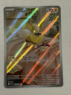 Yamper 099/094 Me02: Phantasmal Flames Holo Full Art Pokemon Card - Image 1