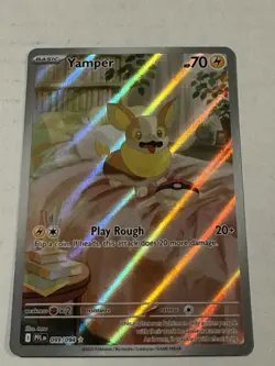 Yamper 099/094 Me02: Phantasmal Flames Holo Full Art Pokemon Card - Image 2