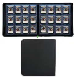 384 Toploader Binder 12 Pocket Zippered Card Album for Pokemon MTG Color Random - Image 1