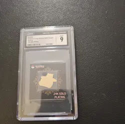 2023 Pokemon popping candy striking 24k gold plating sticker Snorlax - CGC 7.5 - Image 1