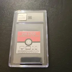 2023 Pokemon popping candy striking 24k gold plating sticker Snorlax - CGC 7.5 - Image 2