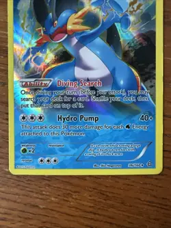 Swampert 36/160 XY Primal Clash Holo Rare Pokemon Card LP Lightly Played - Image 3