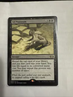 Ad Nauseam 76/332 Double Masters Regular Rare Card NM Condition MTG - Image 1