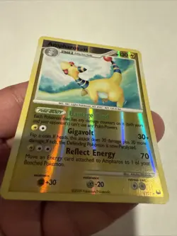 Ampharos 1/127 Platinum Reverse Holo RH Rare Pokemon TCG Card - Image 3