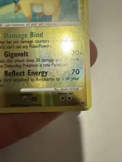 Ampharos 1/127 Platinum Reverse Holo RH Rare Pokemon TCG Card - Image 4