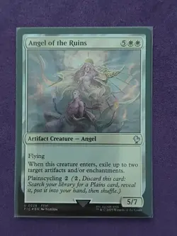 Angel of the Ruins (Surge Foil) #229 (NM) Final Fantasy FIC Magic MTG - Image 1