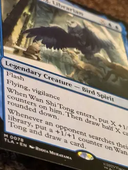 Avatar Wan Shi Tong, Librarian 0078 MTG Legendary Creature Blue 1/1 PACK FRESH! - Image 3