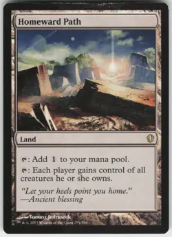 Homeward Path 295 Rare Commander 2013 Magic: The Gathering Lightly Played - Image 1