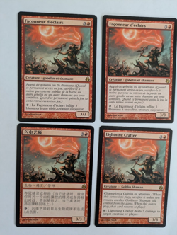 4 Lightning Crafter Morningtide MTG NM Free shipping with tracking - Image 1