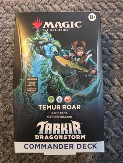 Temur Roar Commander Deck, Tarkir Dragonstorm, Brand New Sealed MTG - Image 1