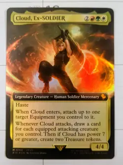 Cloud, Ex-SOLDIER (Extended Art) Commander: Final Fantasy Foil - Image 1