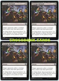 4 x Strategic Betrayal - Tarkir Dragonstorm - MTG - 4x x4 - Magic - Near Mint - Image 1