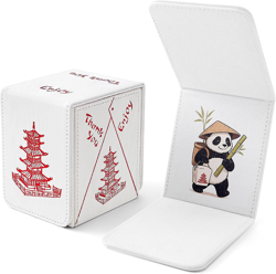-Chinese Takeout Deck Box for MTG, Commander Deck Case Fits 100 Double Sleeved C - Image 1