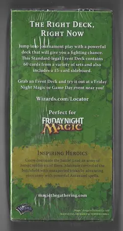 MAGIC The GATHERING THEROS INSPIRING HEROICS Event Deck 2013 Sealed MTG English - Image 2