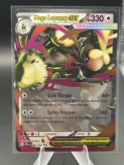 Pokemon Mega Lopunny EX Double Rare 084/094 Phantasmal Flames - Image 1