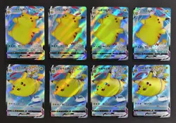 Lot 8 Surfing Pikachu Flying Pikachu Pokemon Chinese VMAX Holo NE40 - Image 1