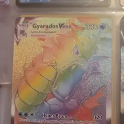 Pokemon Gyarados VMAX Full Art Holo 330 HP Hyper Beam Dragon Card - Image 1