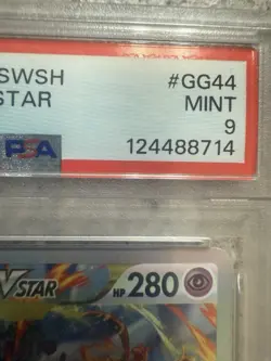 2023 Pokemon SWSH Crown Zenith Mewtwo VSTAR Galarian Gallery #GG44/GG70 PSA 9 - Image 2