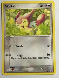 Skitty EX Trainer Kit 1: Latias & Latios 6/10 MP-LP Pokemon Card - Image 1