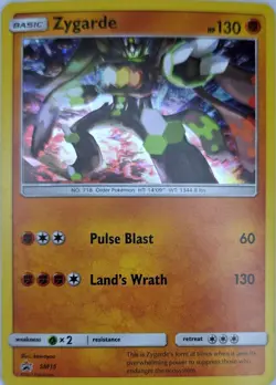 Zygarde - SM15 Holo P Sun & Moon Promo Pokemon Holo LP - Image 2