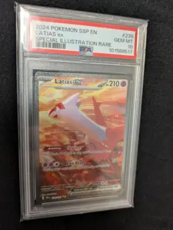 2024 Pokemon Surging Sparks Latias Ex #239/191 PSA 10 GEM - Image 1