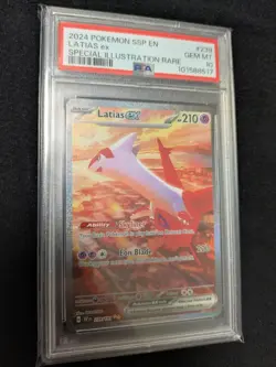 2024 Pokemon Surging Sparks Latias Ex #239/191 PSA 10 GEM - Image 2