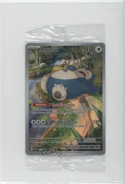 Full Art - Snorlax Pokemon Scarlet & Violet Black Star Promo #051 - Image 1