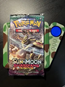 22.0g HEAVY Pokemon TCG: Sun & Moon Guardians Rising 2017 Booster Pack Kommo-o - Image 1
