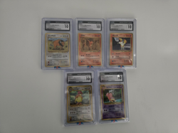 Lot of (5) Pokemon Japanese Vending Series 3 CGC 10 GRADED LOT - Image 1
