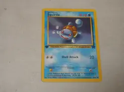 2000 Pokemon Team Rocket 1st Edition #68 Squirtle - Image 1