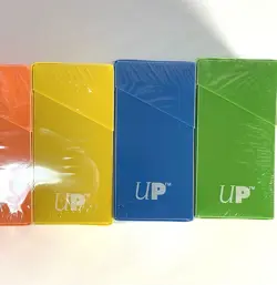 Ultra Pro Set Of 6 Multi Color Deck Boxes Magic Pokemon YuGiOh Card Storage Box - Image 3