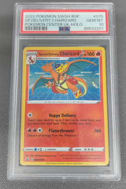 PSA 10 Special Delivery Charizard SWSH075 Pokemon Black Star Promos 2022 English - Image 1