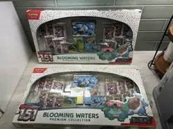 Pokemon TCG 151 Blooming Waters Premium Collection Boxes SEALED NEW — LOT OF 2— - Image 1