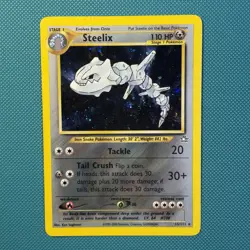 Pokemon Vintage Steelix Neo Genesis Holo Rare Unlimited 15/111 WotC 2000 Swirl - Image 1