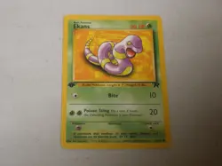 2000 Pokemon Team Rocket 1st Edition #56 Ekans - Image 1