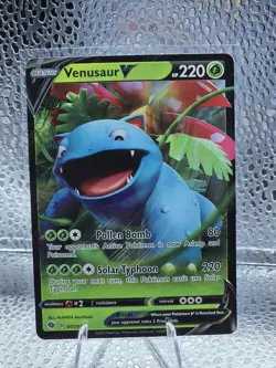 Pokemon 2020 Champion's Path Venusaur V 1/73 NM - Image 1