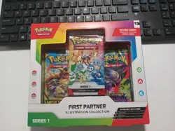 FIRST PARTNER POKEMON TCG ILLUSTRATION COLLECTION SERIES 1 BOX SEALED 3 RAREs - Image 1