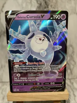 GALARIAN CURSOLA V 021/073 HOLO RARE V CHAMPION'S PATH POKEMON NM - Image 2