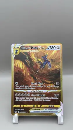 Pokemon Origin Forme Dialga VSTAR (Secret) GG68/GG70 Crown Zenith - Image 1