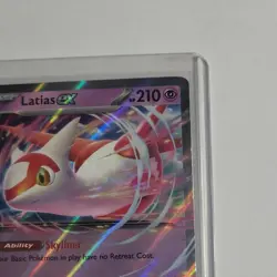Pokemon Latias ex 076/191 Sv08 Surging Sparks Double Rare Holo EN Basic - Image 4