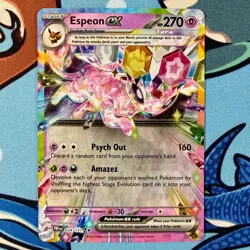 Espeon ex 034/131 Double Rare Pokemon Prismatic Evolutions - PRE ENG - Image 2