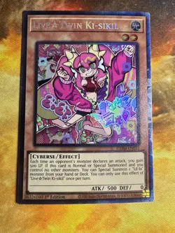 Yugioh! Live Twin Ki-sikil - GEIM-EN013 - Collector's Rare - 1st Edition NM Mint - Image 1