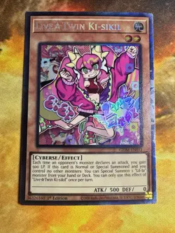 Yugioh! Live Twin Ki-sikil - GEIM-EN013 - Collector's Rare - 1st Edition NM Mint - Image 4