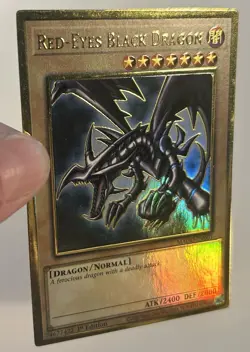 Red-Eyes Black Dragon MAGO-EN003 Premium Gold Rare 1st Edition LP - Image 1